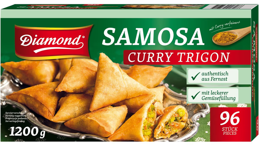 SAMOSA CURRY TRIGON 96STÜCK 1200G DREIECKE (Kopie)