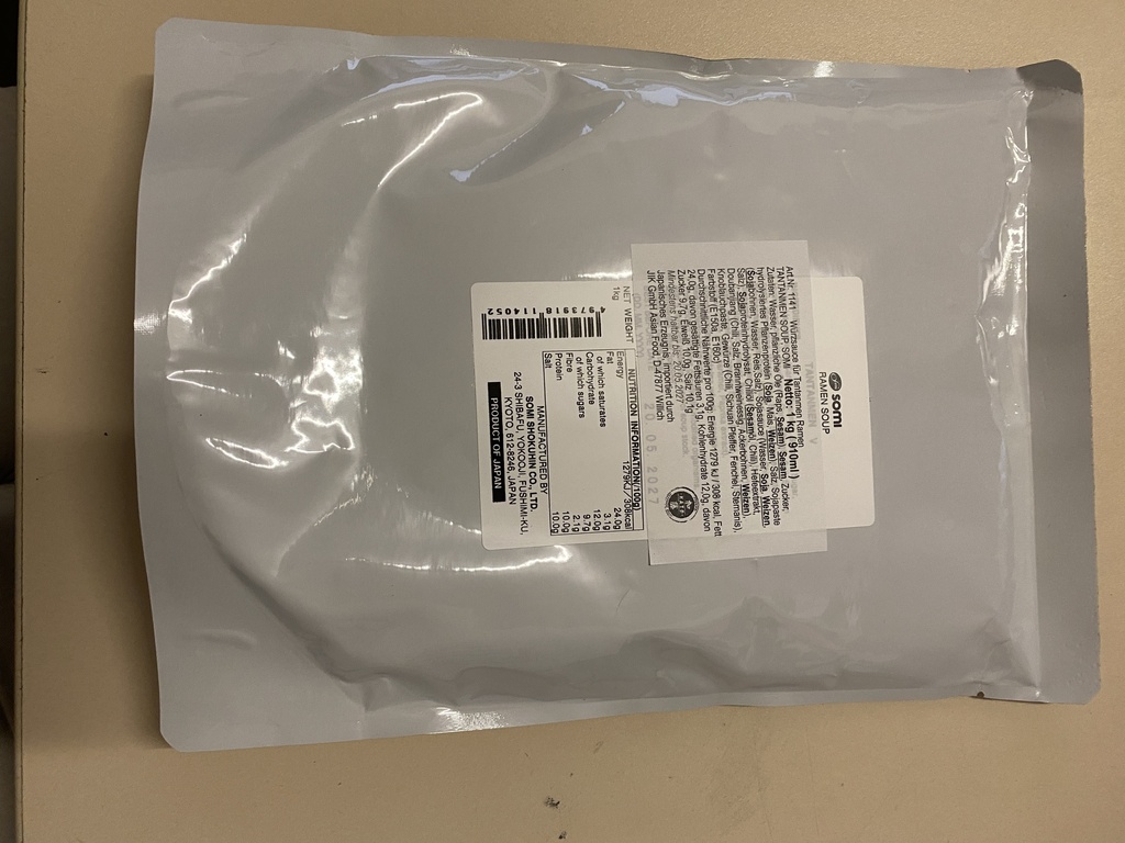 RAMEN SUPPE TANTANMEN (1kg), SOUMI  