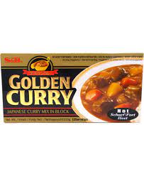 CURRY GOLDEN HOT S&B (220G)