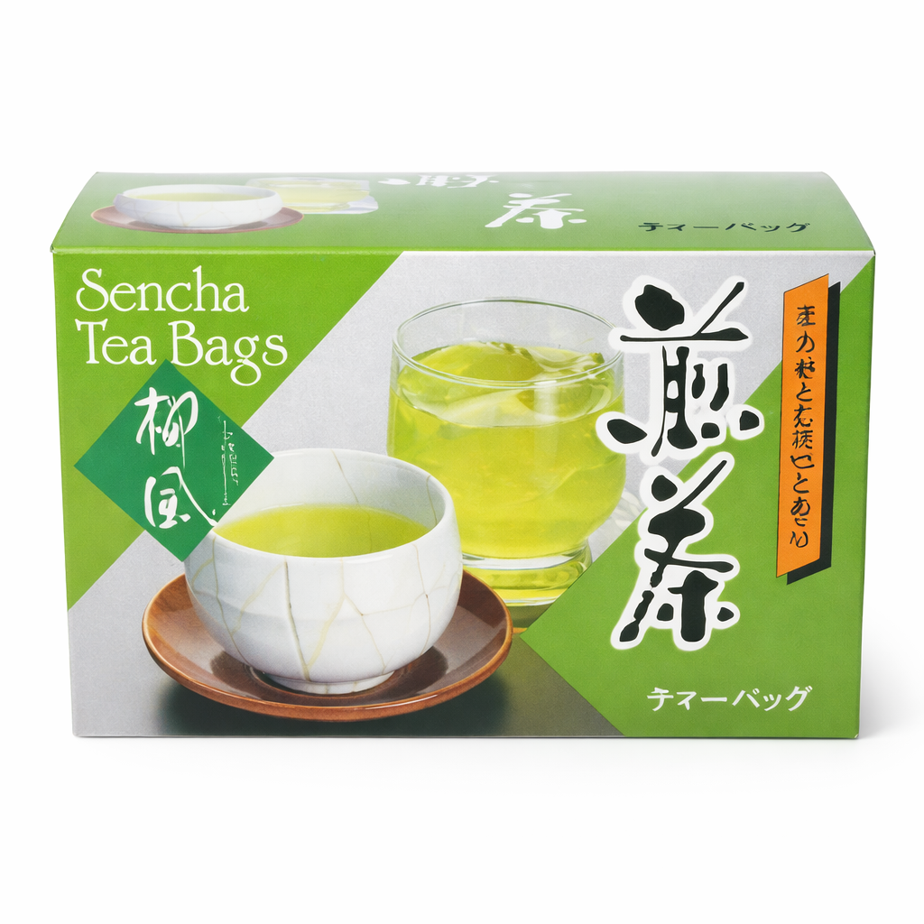 SENCHA TEA BAGS 20P, RYUFU GRÜNER TEE