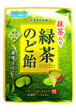 RYOKUCHA NODO AME   90G SENJAKU AME GRÜNER TEE BONBON