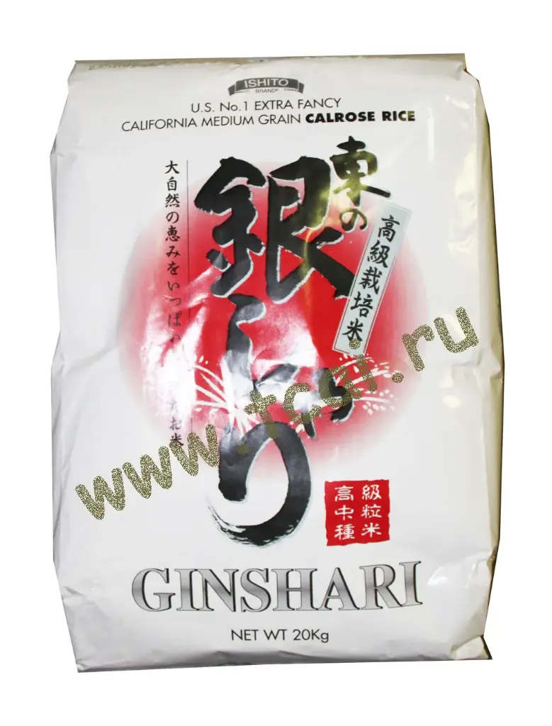 CALROSE GINSHARI RICE 20KG REIS