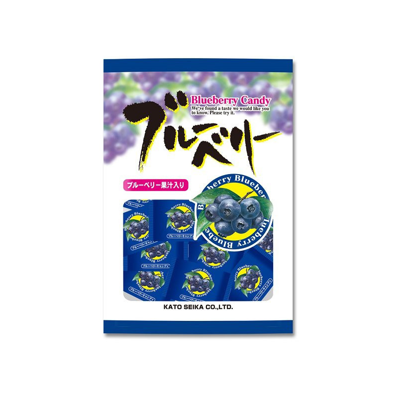 BLUEBERRY CANDY 110G KATO SEIKA BONBON