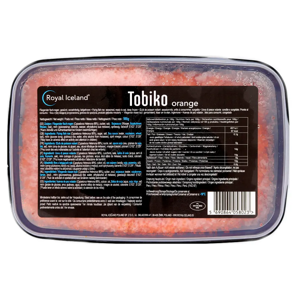 TOBIKO ORANGE (500G) FISCHROGEN