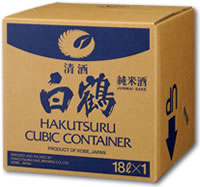 SAKE HAKUTSURU 18L  JUNMAISHU (ALC.15%)