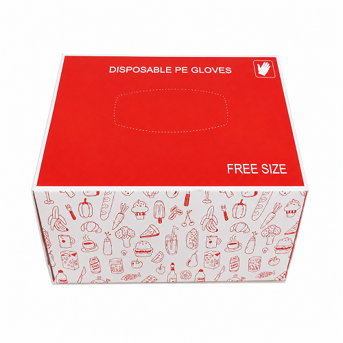 DISPOSABLE PE GLOVES 500P TEBUKURO, EINWEG HANDSCHUHE