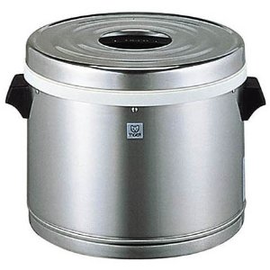 STL.RICE JAR, TIGER (5,7L) WARMHALTER, RICE WARMER