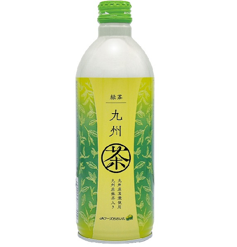 RYOKUCHA KYUSHU CHA 490ML JA FOODS OITA BOTTLE CAN