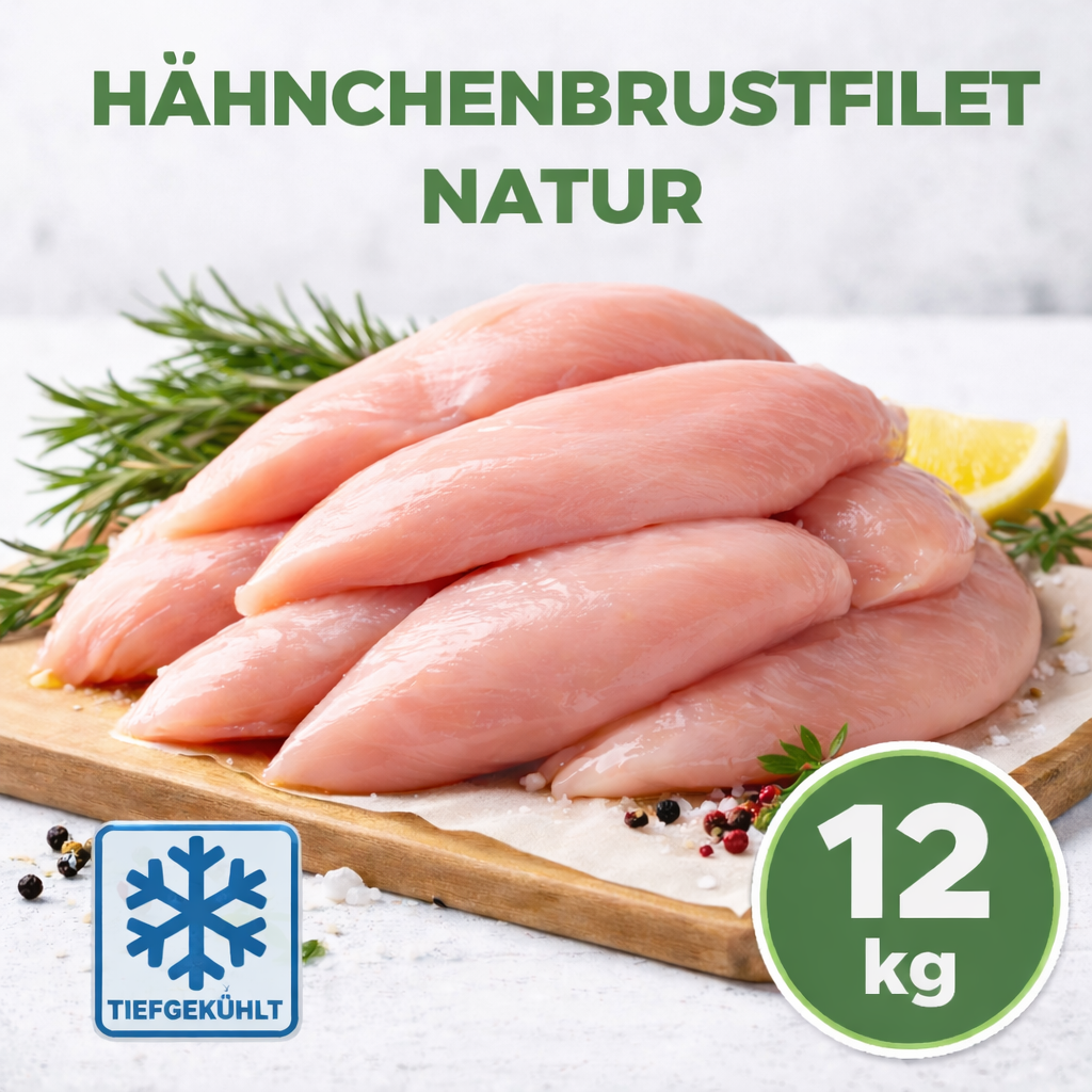 HÜHNERBRUSTFILET HÄHNCHENBRUSTFILET NATUR 12KG